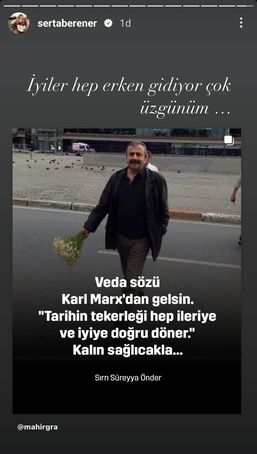Sanat dünyasından Sırrı Süreyya Önder için taziye mesajları