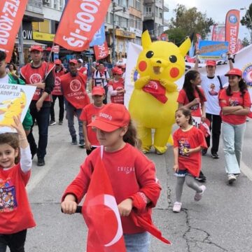 Saraçhane’de gündem olan Pikachu 1 Mayıs alanında görüldü