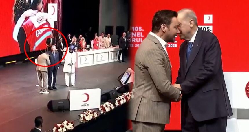 Sinan Akçıl, Erdoğan’ın elini öptü sonra da şarkı söyledi