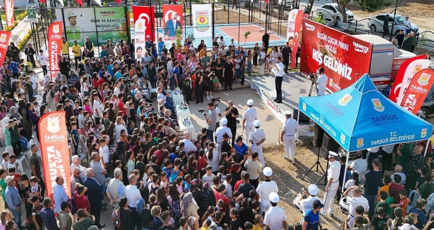 Tarsus’ta Özgür çocuk parkı açıldı
