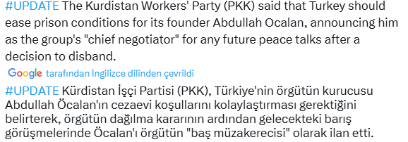 Teröristbaşı, 'baş müzakereci' ilan edildi