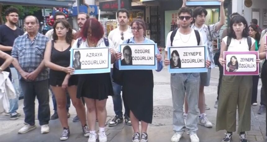 Tutuklu öğrenciler için toplandılar, dayanışma çağrısı yaptılar