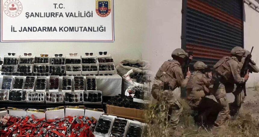 Yaz geldi, sahte gözlükler arttı! Şanlıurfa’da 34 milyonluk operasyon düzenlendi