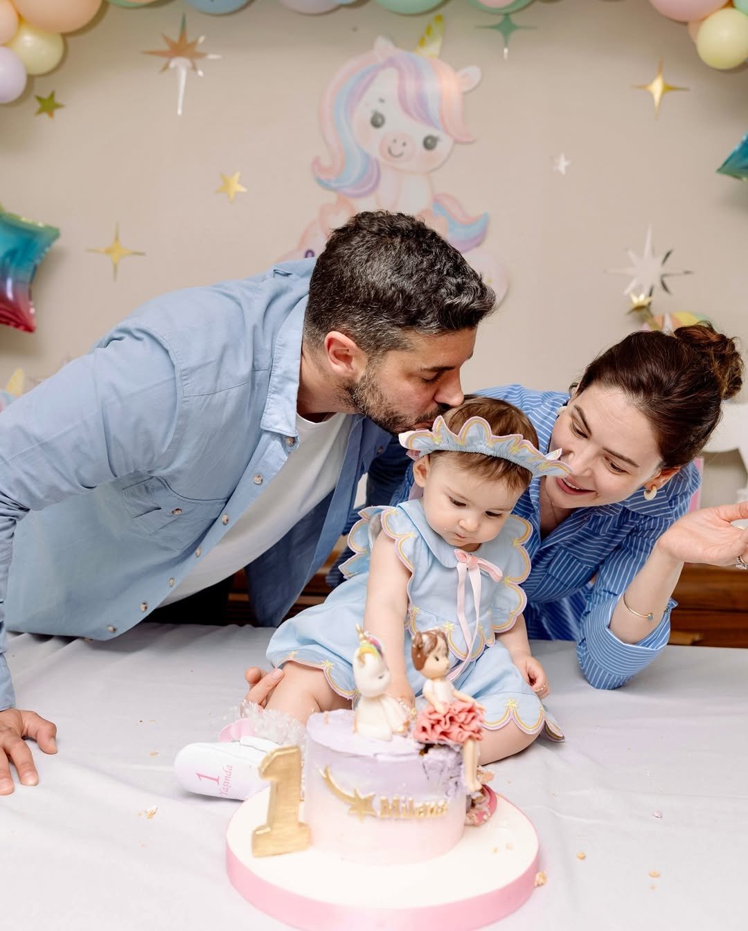 Yıldız Çağrı Atiksoy kızının yüzünü ilk kez paylaştı