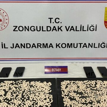 Zonguldak’ta bin 540 sentetik uyuşturucu ele geçirildi: 4 gözaltı