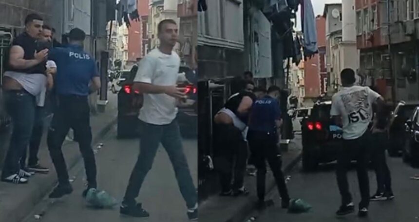 4 yaşındaki yeğenini umursamadı! Kaldırım taşıyla dehşet saçtı