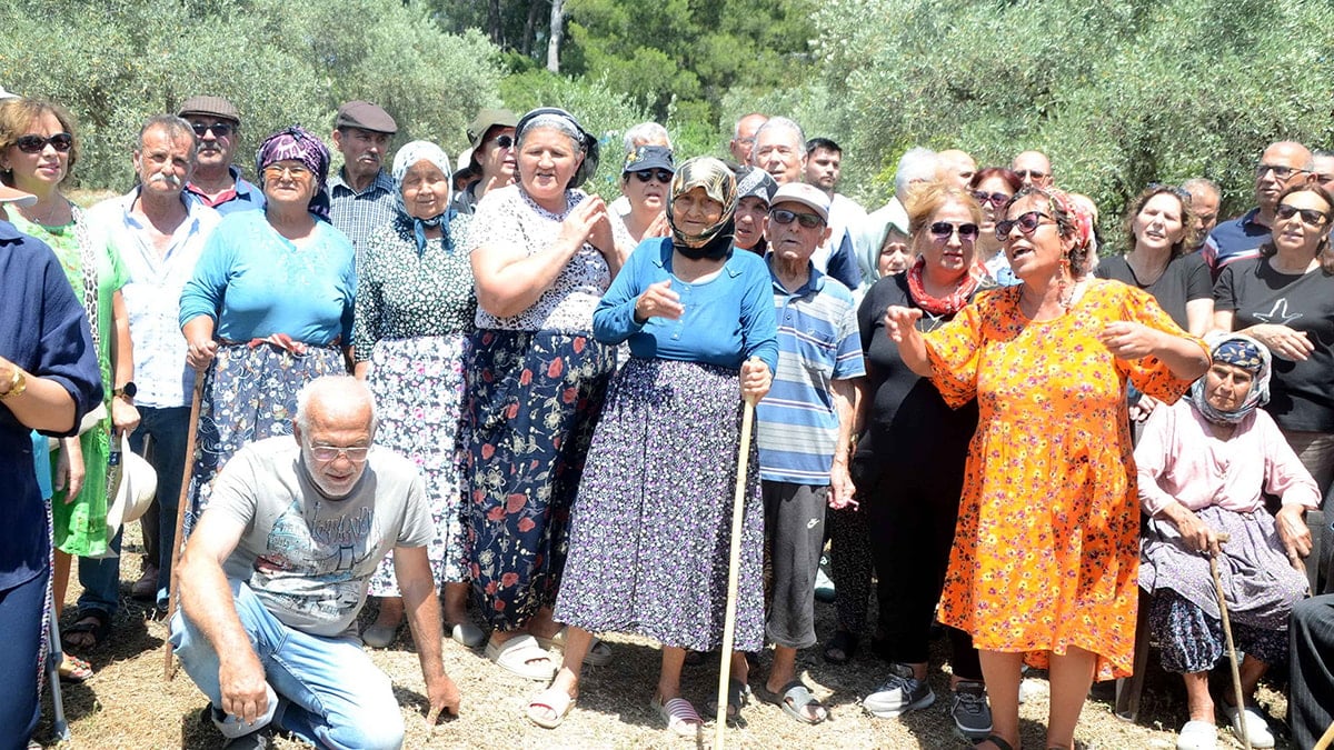 90 yaşındaki ninenin toprağına göz diktiler