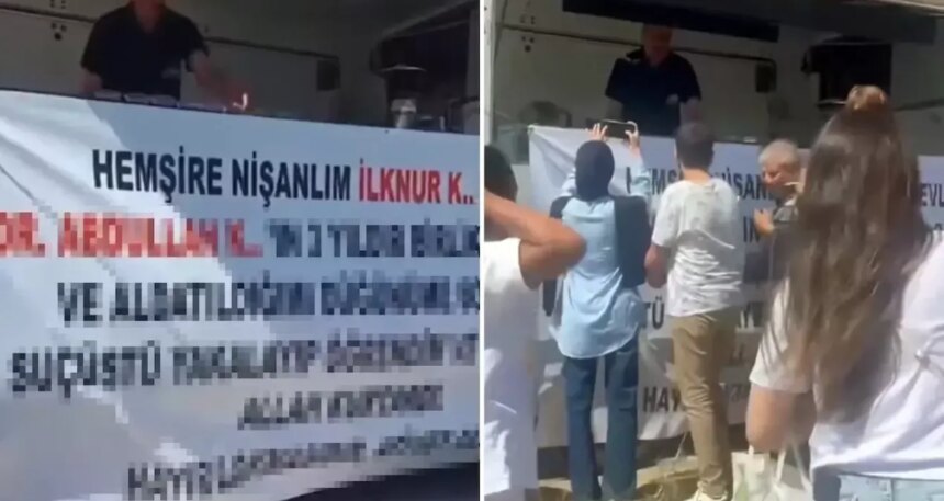 Adana’da görenlerin kamera şakası zannettiği  olay! Nişanlasının aldattığını öğrenince lokma dağıttı