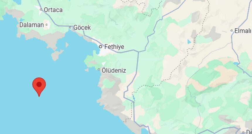 Akdeniz’de 3.2 büyüklüğünde bir deprem daha