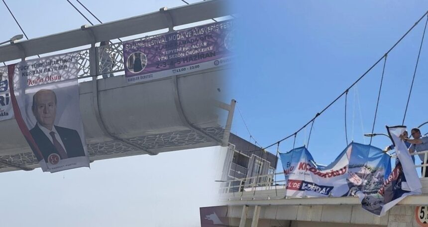 AKP’li belediyeden afişte ittifak kıyağı!