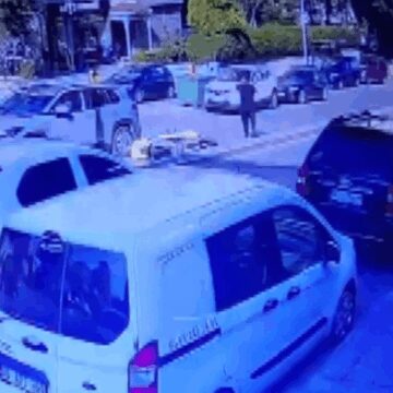 Ataşehir’deki feci motosiklet kazası kamerada