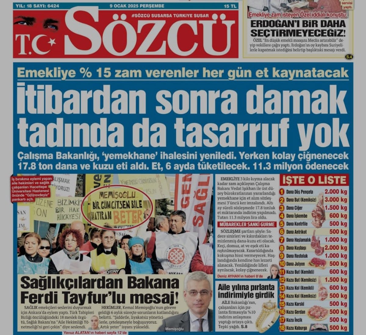 Bakan Bey incikten vazgeçti
