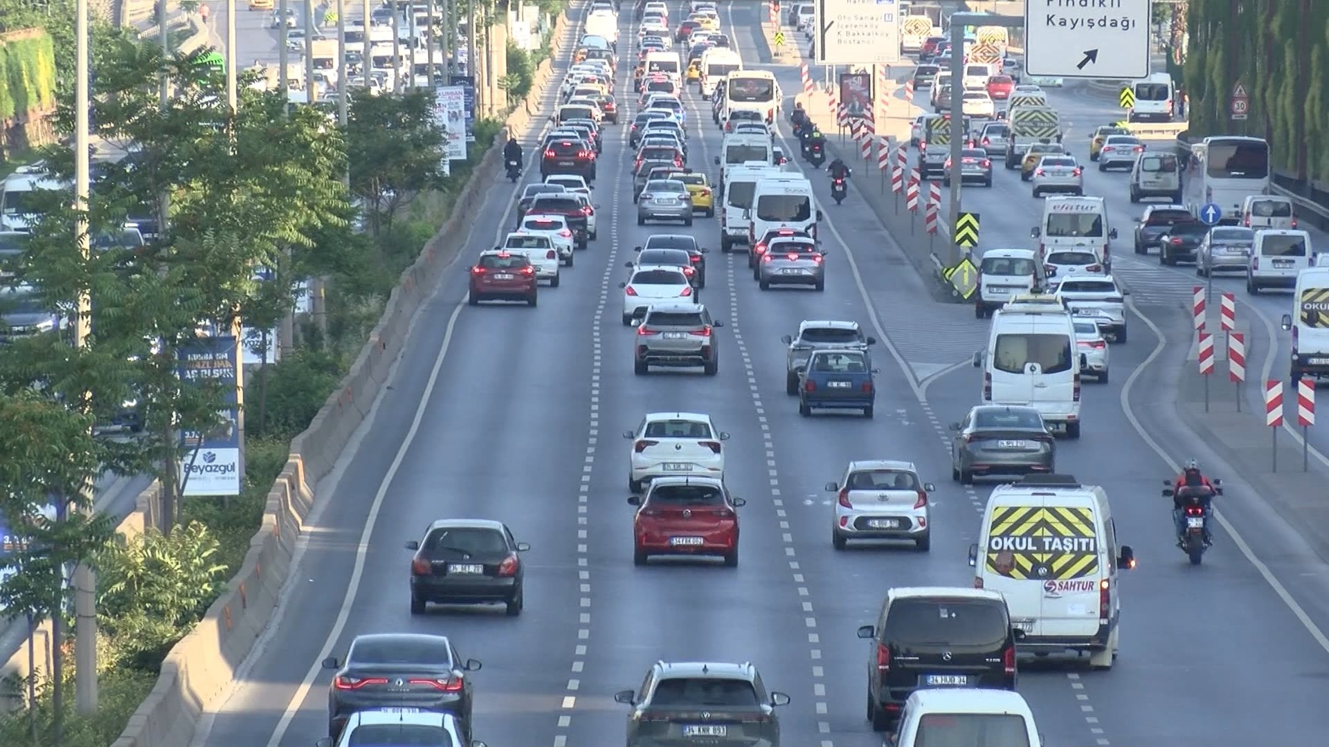 Bayram sefası bitti trafik çilesi başladı!