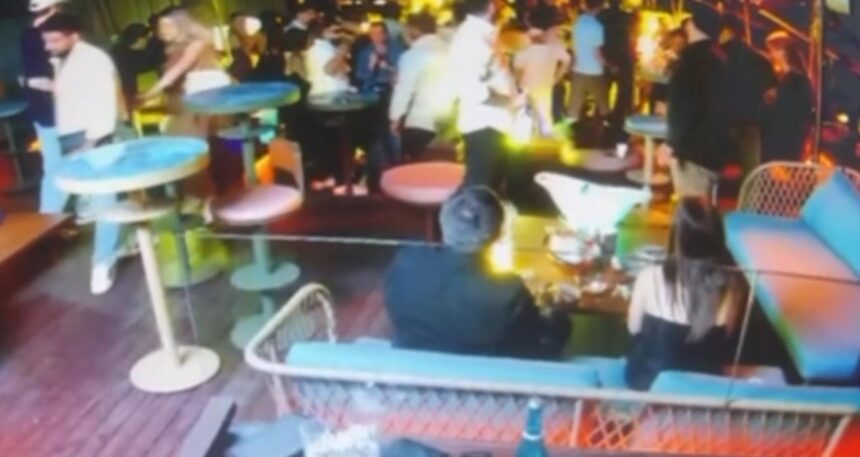 Beşiktaş’ta otel barında dehşet anları! Şampanya için kurşun yağdırdılar