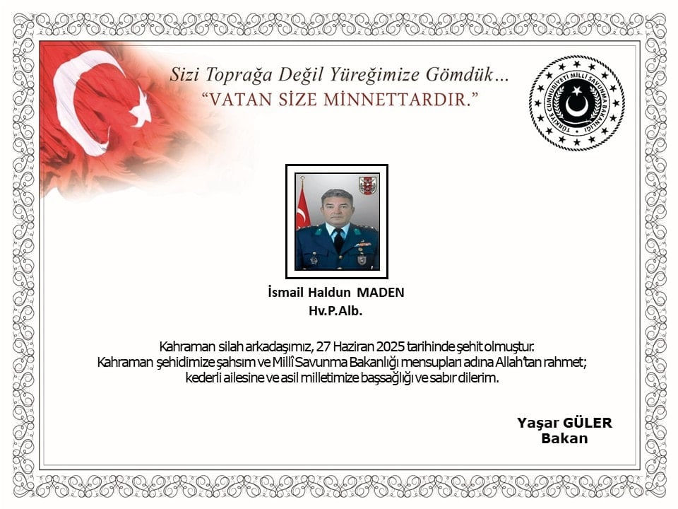 Bir asker şehit oldu