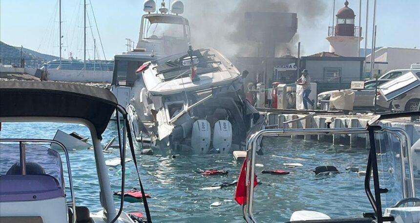 Bodrum’da patlayan lüks teknenin sahibi ünlü iş insanı çıktı