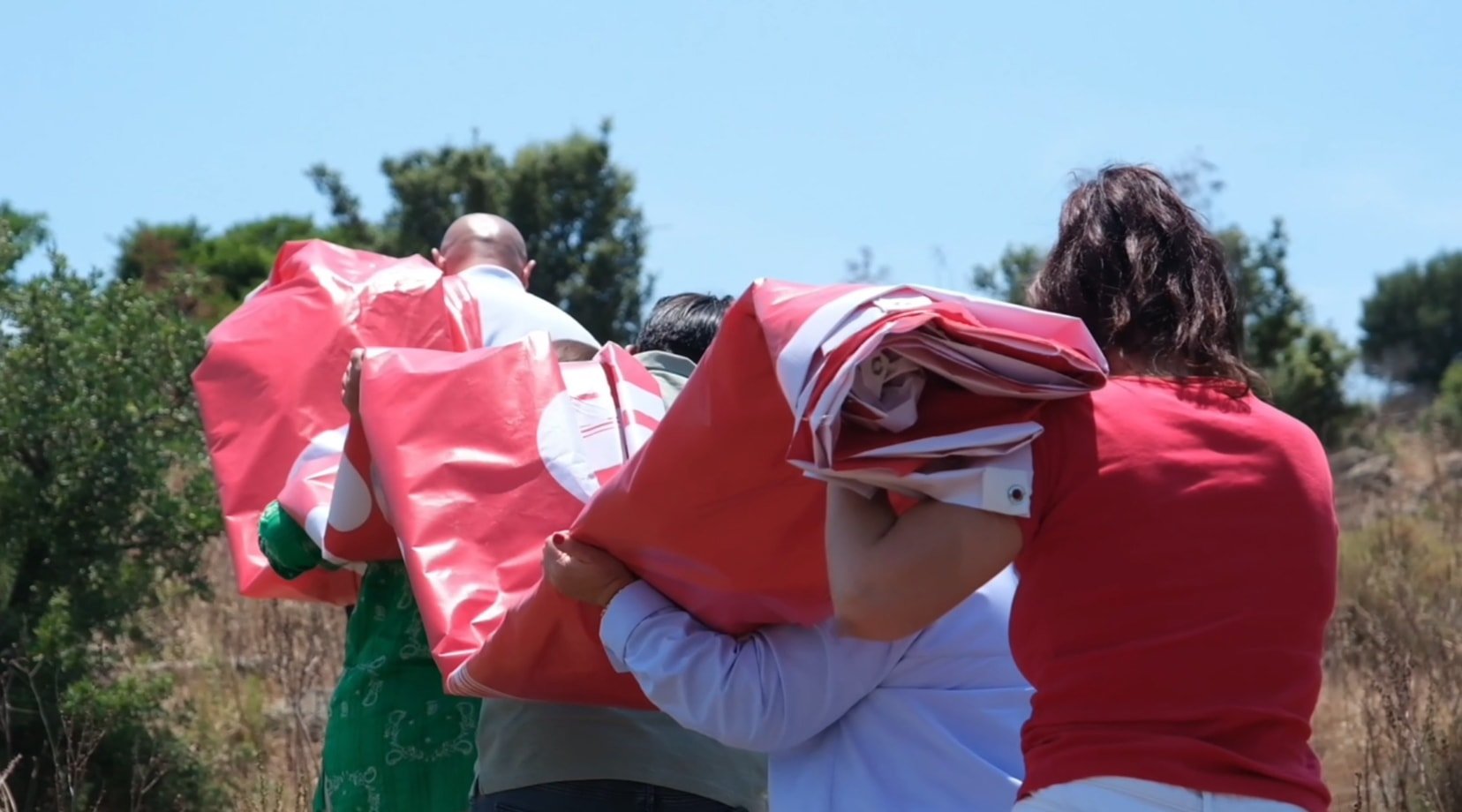 Bodrum'un zirvesine dev İmamoğlu pankartı açtılar