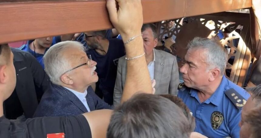 Burhaniye’de gergin saatler