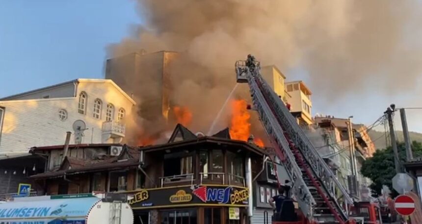 Bursa’da lokantada yangın