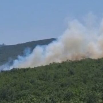 Bursa’da orman yangını; helikopterle müdahale ediyor