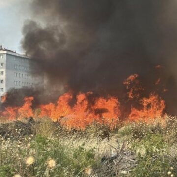 Çanakkale’de otluk yangını: Ekipler seferber oldu