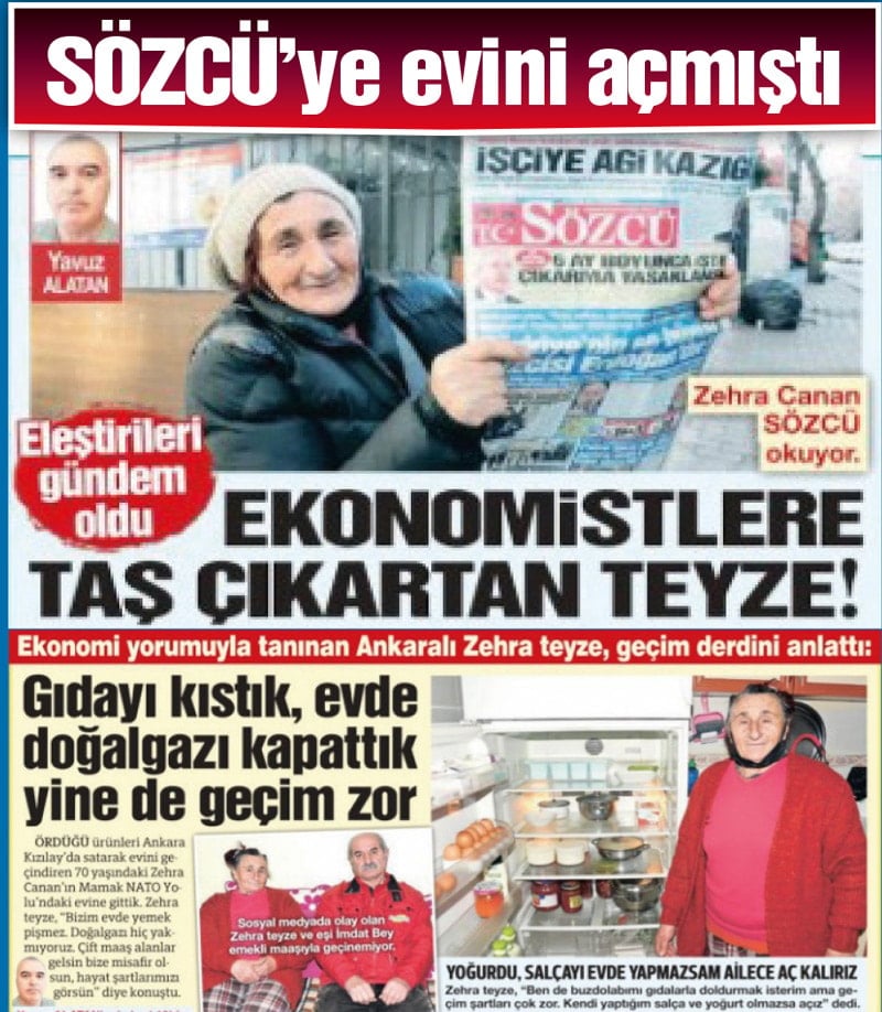 Che Teyze haykırdı: Artık sandığı getirin