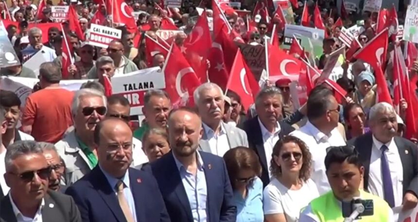 Çiftçi, köylü ve çevre gönüllüleri bir araya geldi: Maden istemiyoruz