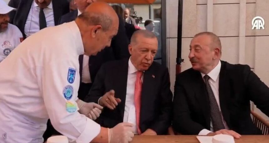 Deprem sanığı, Erdoğan ve Aliyev’e dondurma kesti