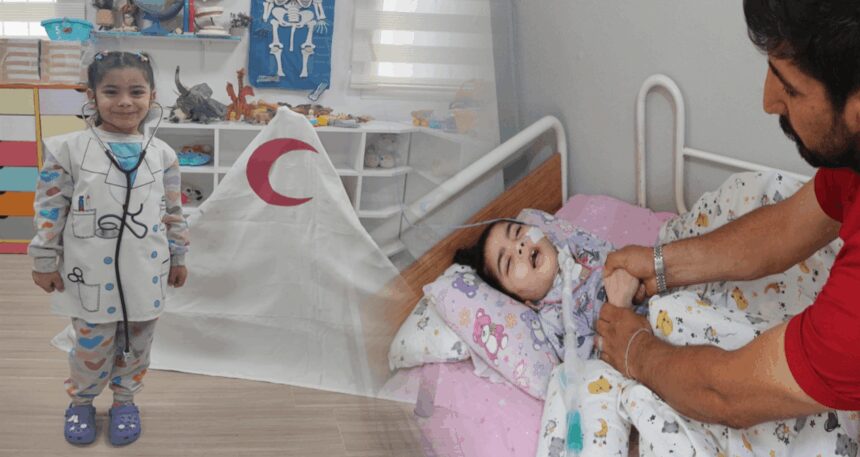 Ebrar bir iğne yüzünden yatağa bağımlı hale geldi