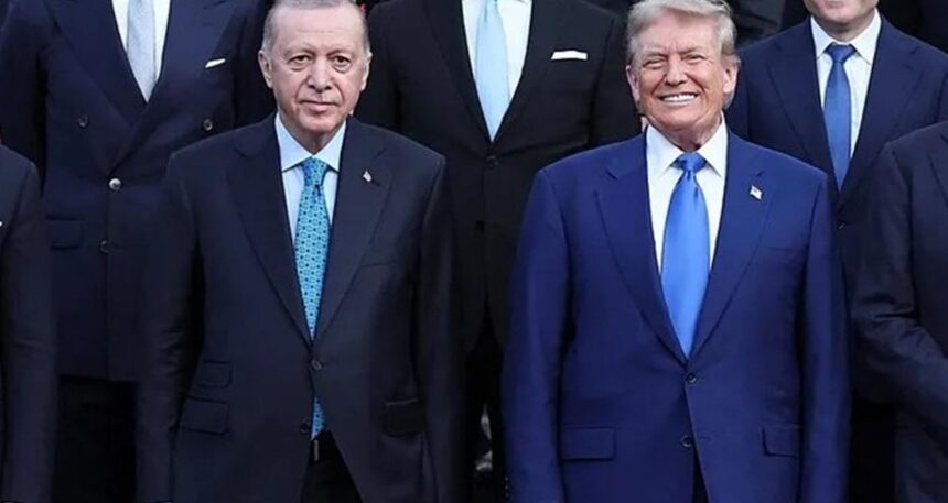 Erdoğan ve Trump NATO aile fotoğrafında bir araya geldi