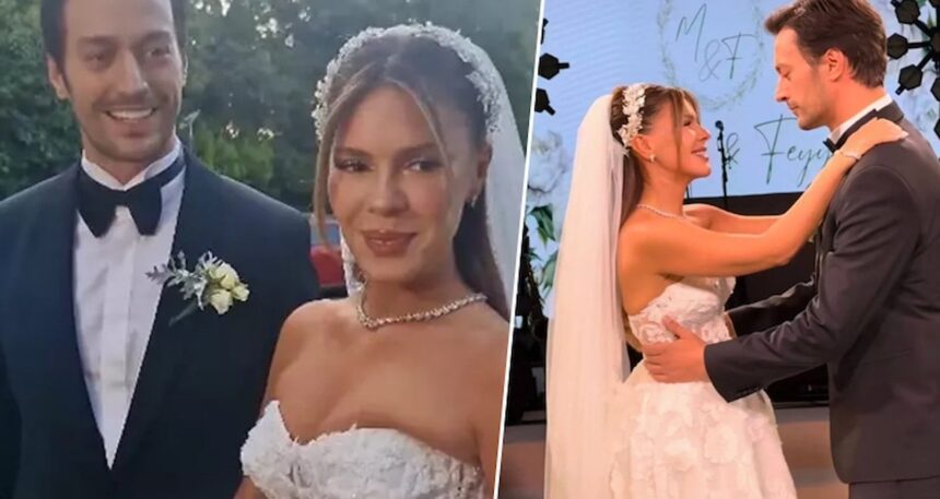Feyyaz Şerifoğlu ile Merve Dinçkol evlendi