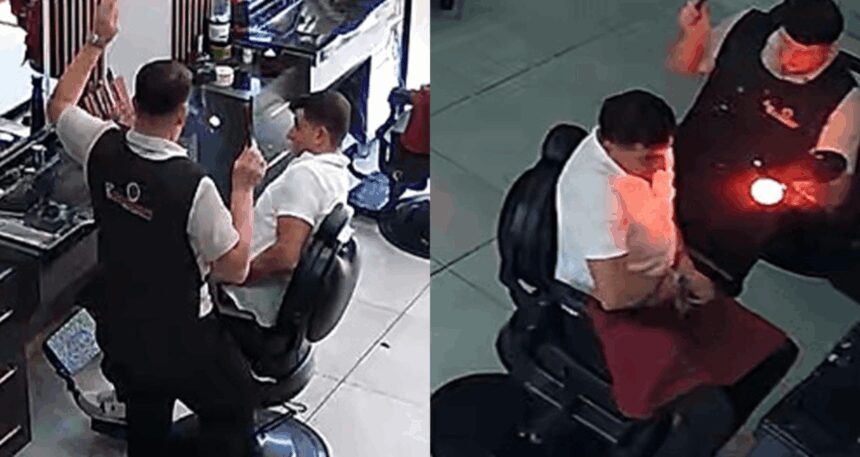 Fön makinesi bomba gibi patladı; dehşet anları kamerada