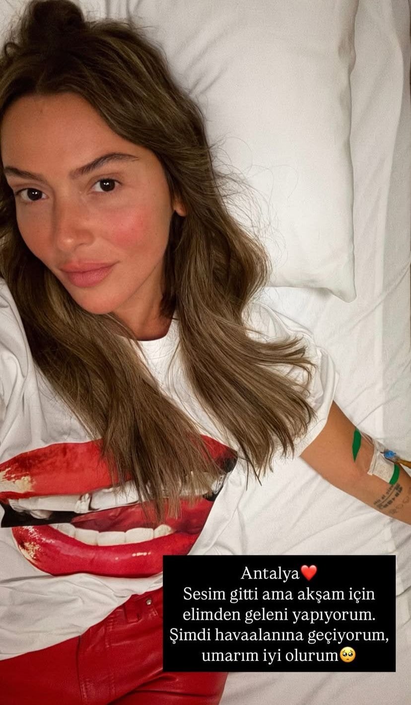 Hadise rahatsızlandı