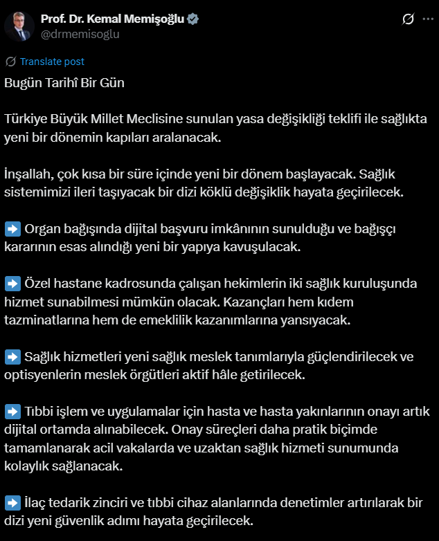 Hastalardan hekimlere kadar herkesi ilgilendiriyor: Sağlıkta yeni dönem