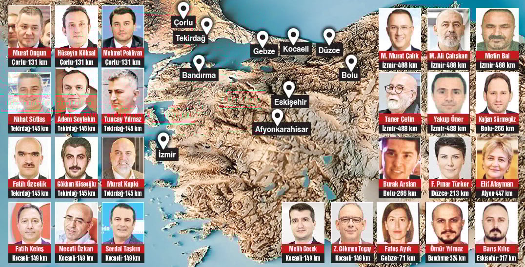 İBB sanıkları adalet sürgünü