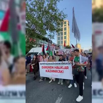 İsrail’in İran’a yönelik saldırıları İstanbul’da protesto edildi
