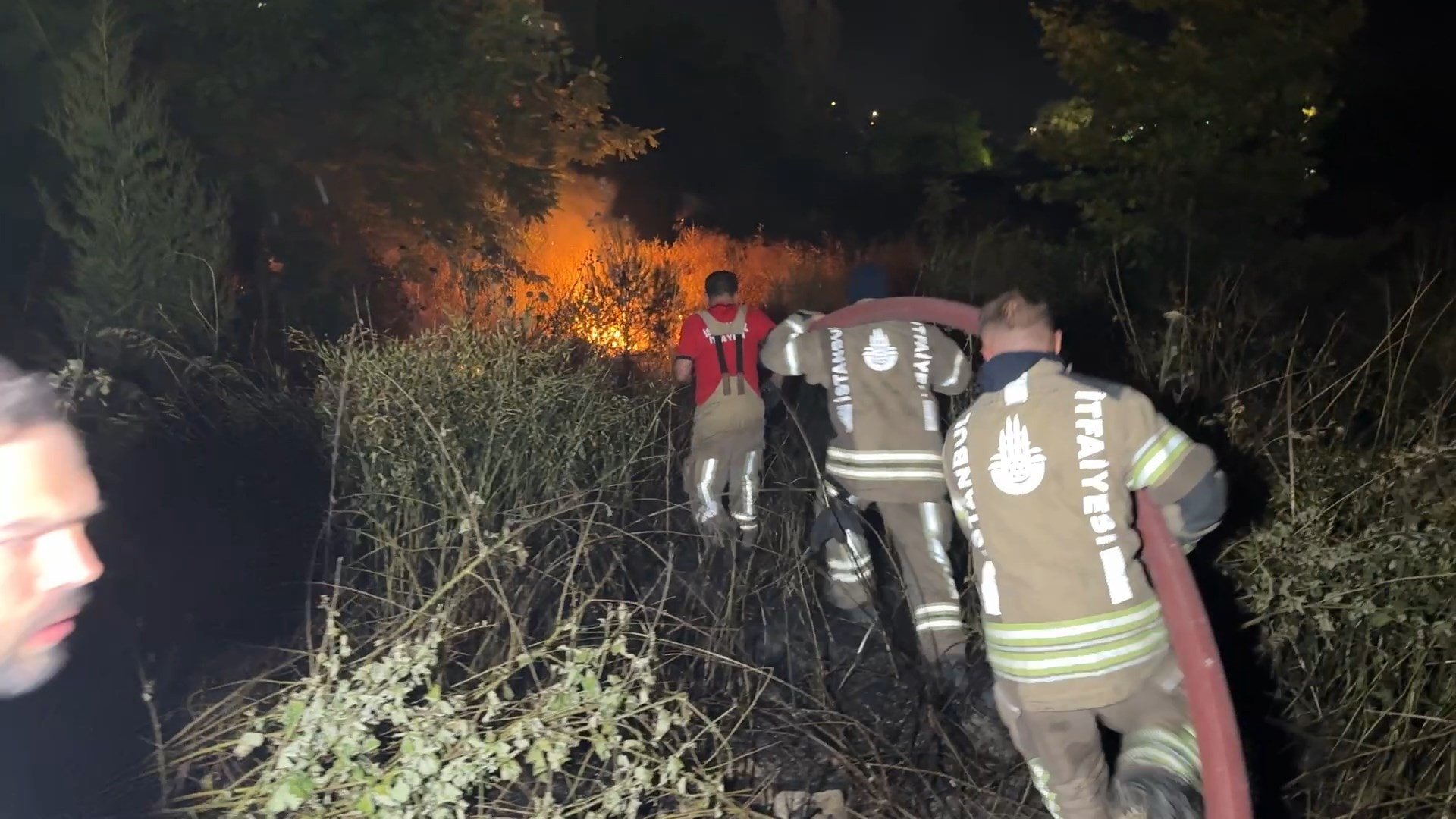 İstanbul'da düğünde atılan havai fişekler yangın çıkardı: Mahalleli isyan etti