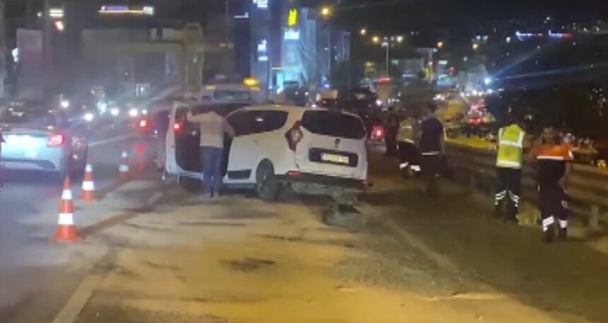 İstanbul’da zincirleme kaza: 1’i çocuk 5 yaralı