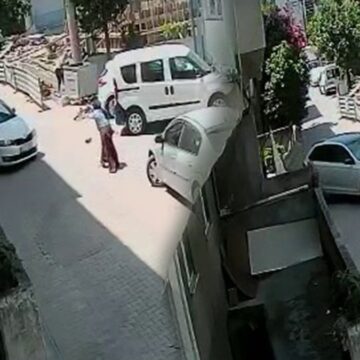 Kadın sürücü park için yardım istediğine bin pişman oldu