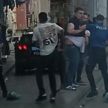 Kayınbirader kaldırım taşıyla yeğenine saldırdı