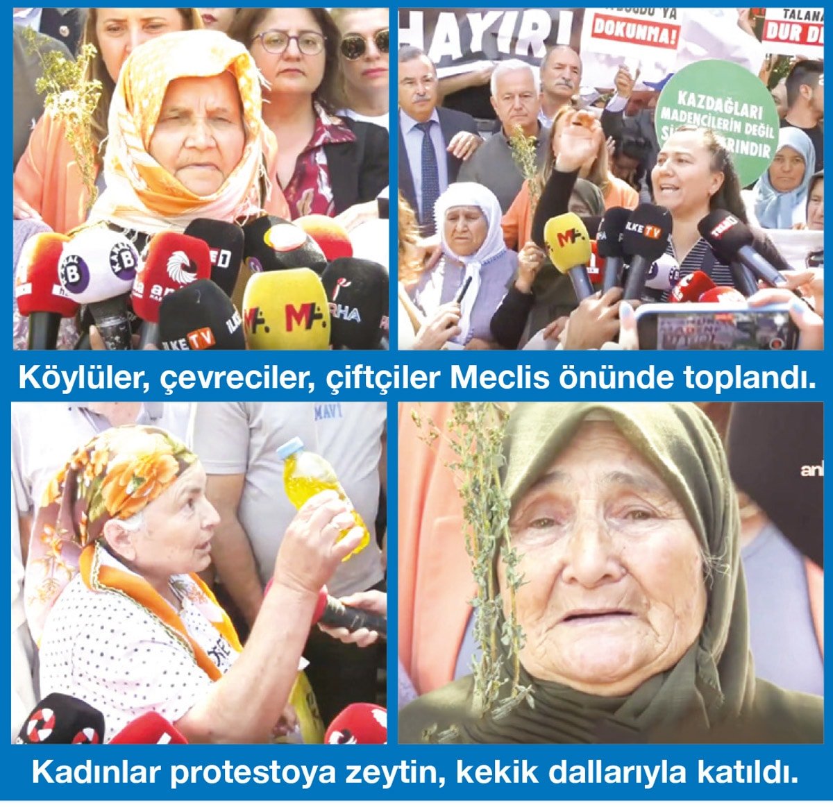 Korkup ertelediler