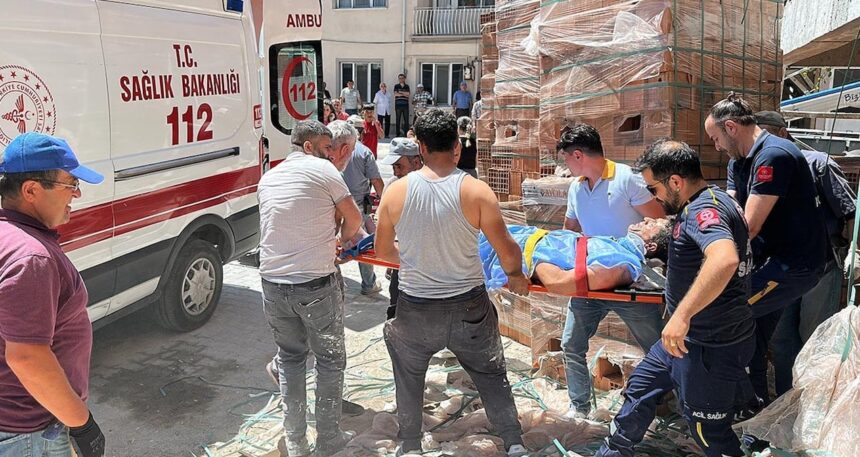 Kütahya’da inşaat işçisi elektrik akımına kapıldı: Durumu ağır