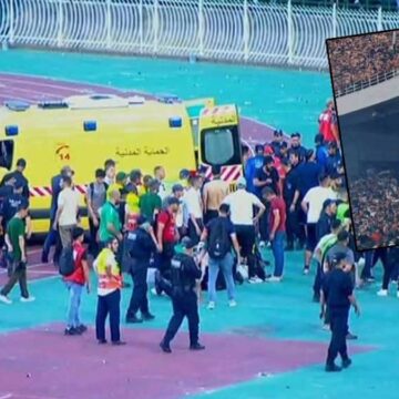 Kutlamada tribün çöktü! Facia yaşandı