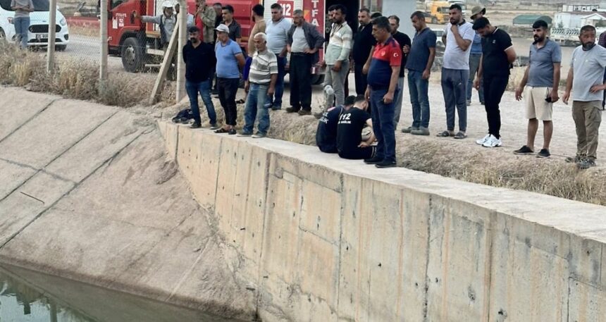 Mardin’de sulama kanalına giren kişi kayboldu