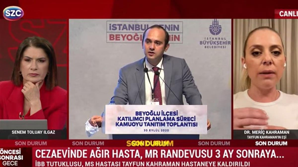 Meriç Demir Kahraman canlı yayında anlattı! 'Hastalık için değil adil yargılama için tahliye istiyoruz'