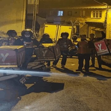 Onlarca sipariş verip kuryeleri kapıya yığdı; kim olduğu bulunamadı