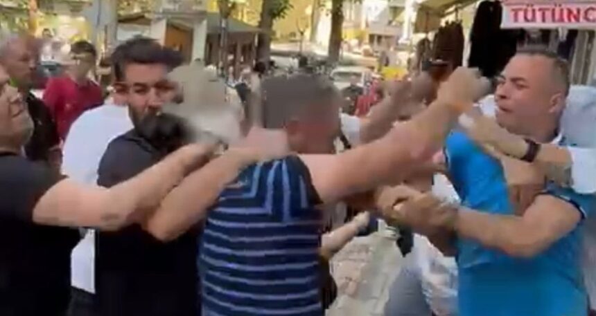 Ordu’da eski eşler ve yakınları birbirine girdi