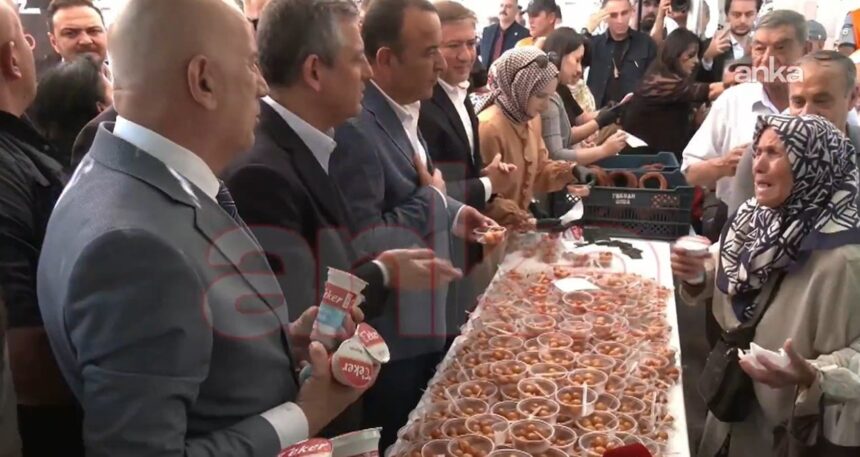 Özgür Özel, Ferdi Zeyrek anısına lokma dağıttı