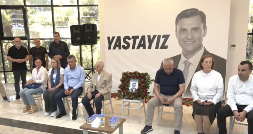 Özgür Özel ile Nurcan Zeyrek, taziyeleri kabul etti