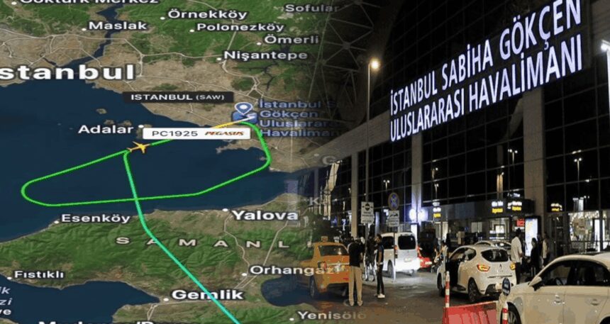 Sabiha Gökçen’de alarm! Uçak piste inemedi